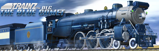 blue comet model train